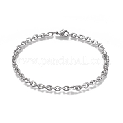 Браслеты-цепочки из нержавеющей стали 304 BJEW-H532-01P