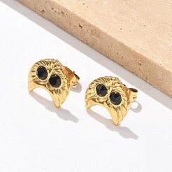 Серьги-гвоздики из нержавеющей стали 304&nbsp;EJEW-F361-02G