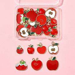 32шт 8 стиля подвески из сплава с эмалью&nbsp;ENAM-FS0004-16