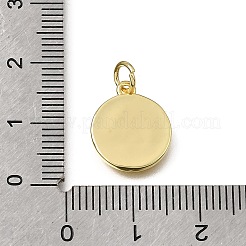 Ciondoli in ottone zirconi chiari micro pavé&nbsp;KK-K427-29G