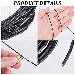 Cordon en cuir de vachette&nbsp;DIY-CL0001-23C