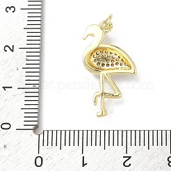 Pendentifs avec zircon cubiques à micro-pavés en laiton&nbsp;KK-H255-14A-G02