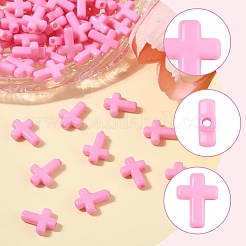 200 шт. Непрозрачные акриловые бусины SACR-FS0001-39B