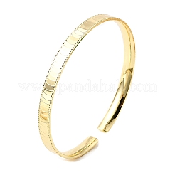 Латунь манжеты браслеты для женщин BJEW-G742-02G