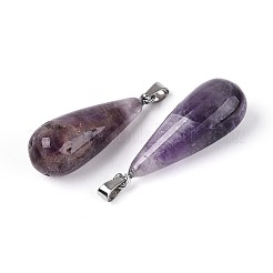 Подвески из натурального аметиста &nbsp;G-N360-08P-04