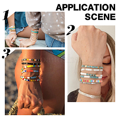 600шт 12 цвета 2-дырочные стеклянные бусины SEED-NB0001-57