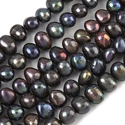 Нити из натурального культивированного пресноводного жемчуга PEAR-P250214-L