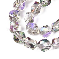 Гальванизируйте прозрачное стекло бисер нитей EGLA-N017-01D