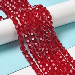 Perles en verre transparentes&nbsp;X-EGLA-A035-T8mm-D07