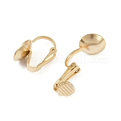 Латунные серьги с клипсами KK-P310-27B-G