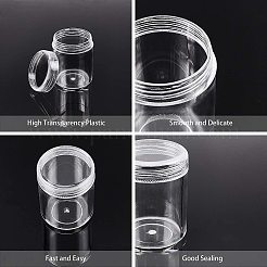 Barattolo di plastica piccolo in plastica da 12 pezzo con scatola&nbsp;MRMJ-WH0061-04