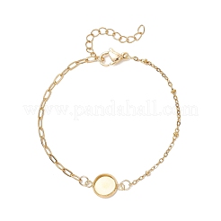 Изготовление браслета-скрепки из нержавеющей стали 304&nbsp;BJEW-JB13070-01