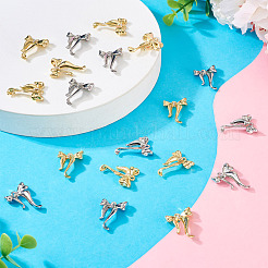 20шт 2 цвета подвески из сплава со стразами FIND-TA0007-86