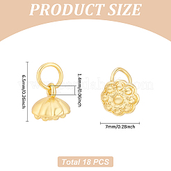 18 шт. Латунные подвески&nbsp;KK-LP0001-39