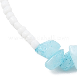 Браслет с подвеской в тибетском стиле из сплава на тему океана BJEW-JB09891