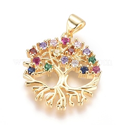 Латунные микро проложить кубического циркония подвески&nbsp;KK-I657-25G