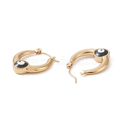 Серьги-кольца из нержавеющей стали 316&nbsp;LS-EJEW-I282-01C-01G