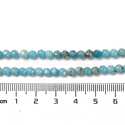 Собранные нити бусин из натурального доломита и синтетического опала&nbsp;G-Q017-G06-01A-1