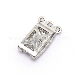 Застежки-коробочки из хирургической нержавеющей стали 316 STAS-WH0009-07P