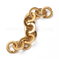 3 пряди 3 цвета ручной работы непрозрачные акриловые цепочки Роло AJEW-SZ0001-64A