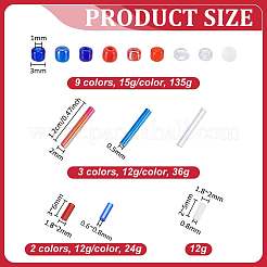 Perline di vetro per il giorno dell'indipendenza da 207 g e 15 stili&nbsp;SEED-PH0002-73