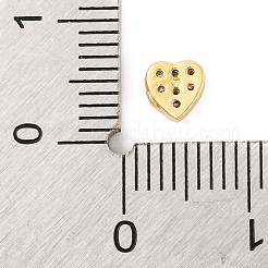 Покрытие стойки латунь микро паве прозрачные кабошоны из кубического циркония KK-F874-02G-04