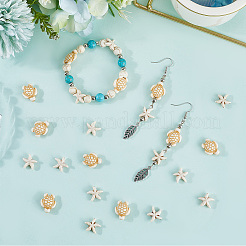 400 шт. 2 стиля акриловых бусин&nbsp;OACR-SC0002-25