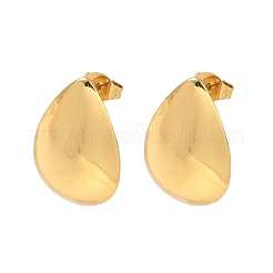 Pendientes de botón de acero inoxidable 304&nbsp;SA-CBA46AF-15G