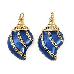 Латунные микро проложить кубического циркония подвески KK-L241-24G