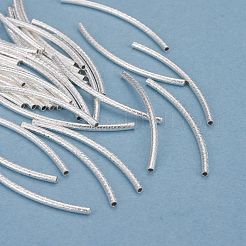 Бисера латунной трубки KK-Y003-80A-S