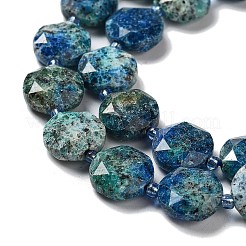 Натуральный кунжут яшма / киви нитки бусины яшмы G-NH0004-004