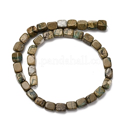 Нити бусин из натурального камня вердит G-B155-D08