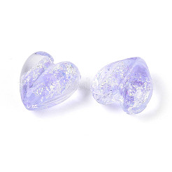 Нити из фольгированных бусин лэмпворк ручной работы FOIL-T008-08F