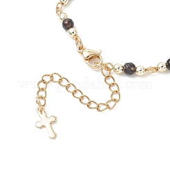 Крошечные браслеты из нержавеющей стали 304 с перекрестными звеньями&nbsp;BJEW-JB13244-03