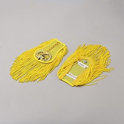 Погоны из пластика ручной работы с кисточками из полиэстера FIND-WH0126-529