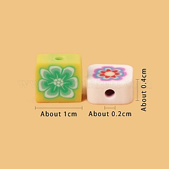 Бусины из полимерной глины  HUDU-PW0001-122