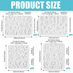 4шт 4 стиля силиконовые Молды&nbsp;DIY-TA0013-63