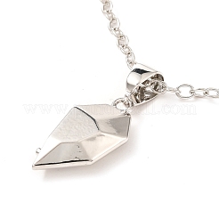 Conjuntos de collares pendientes de corazón de aleación de chapado en rack&nbsp;NJEW-B081-08C