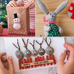 743 шт. Черно-белые пластиковые кнопки для покачивания в виде глаз KY-YW0001-12