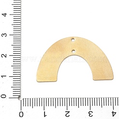 Messing-Bogen-Verbindungsglieder-Anhänger&nbsp;KK-D263-10G