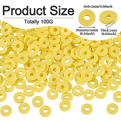 100 г бусины из полимерной глины ручной работы CLAY-TA0001-77A
