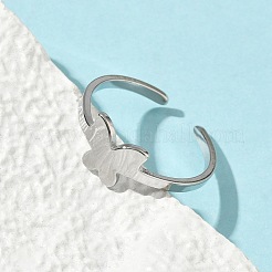 Регулируемые манжетные кольца из нержавеющей стали 304 RJEW-Z105-01P-02