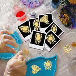 Никелевые декоративные наклейки DIY-WH0450-092