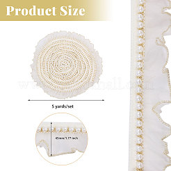 5 ярд органзы с цветочным кружевом OCOR-GL0001-11