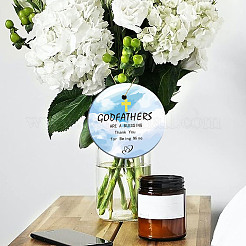 Подвесные украшения из печатного фарфора HJEW-WH0057-003