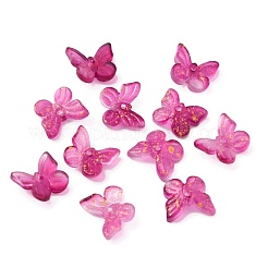 Бусины лэмпворк из золотого песка ручной работы&nbsp;LAMP-WH0001-11J