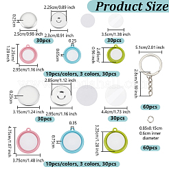 60 комплект из 6-х видов брелков для самостоятельного изготовления&nbsp;DIY-OC0014-83