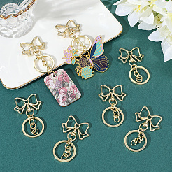 18 шт. застежки для брелка из сплава&nbsp;KEYC-SC0001-74B-G