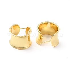 Aretes de latón con columna torcida&nbsp;EJEW-P213-09G