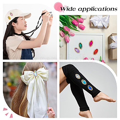 100 шт. 10 цвета пришивные стразы в виде конского глаза&nbsp;DIY-MA0006-92